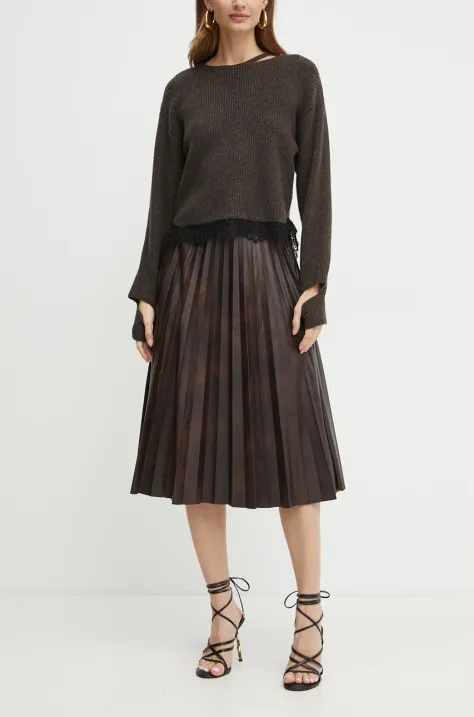 Pinko fusta piele