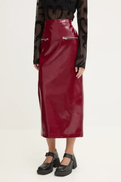 MSGM fusta piele
