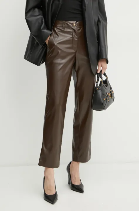 Guess pantaloni LIA piele