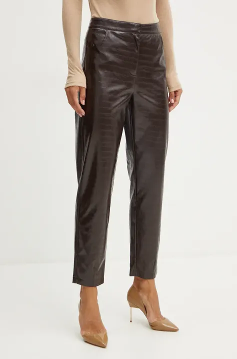 Twinset pantaloni piele