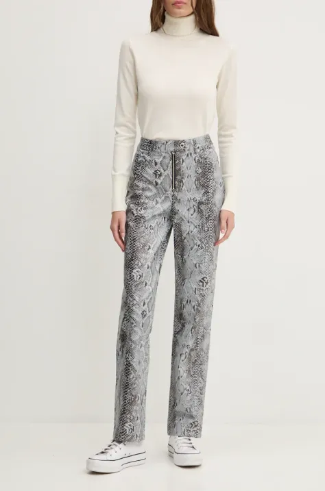 Karl Lagerfeld Jeans pantaloni piele