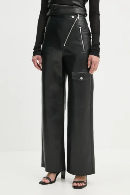 Nanushka pantaloni HAYES piele