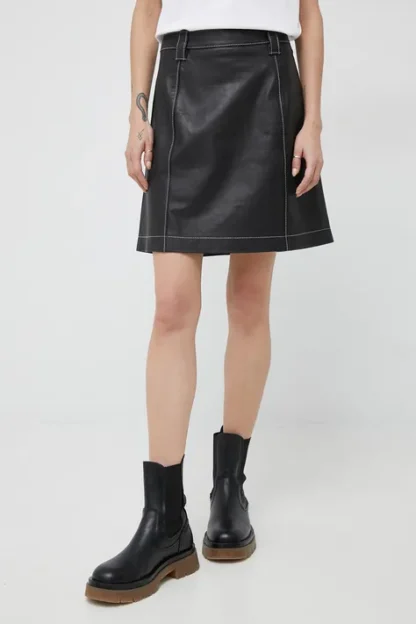 PS Paul Smith fusta de piele piele