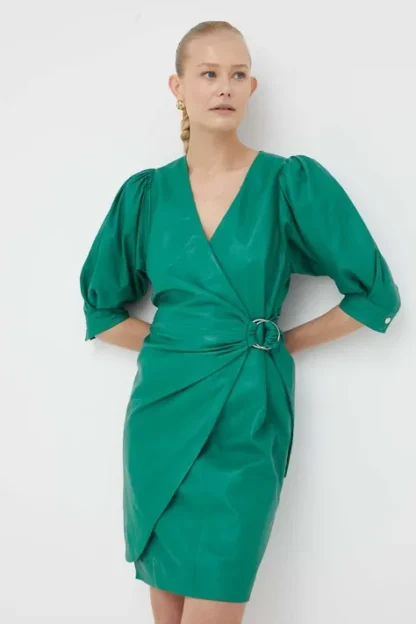 2NDDAY rochie de piele piele