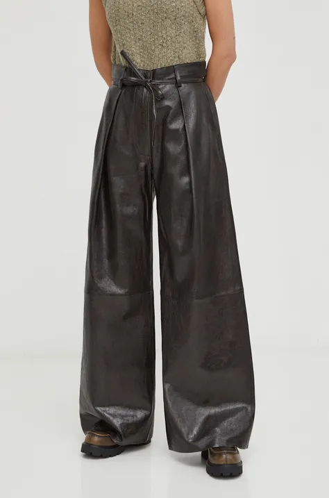 Day Birger et Mikkelsen pantaloni de piele piele