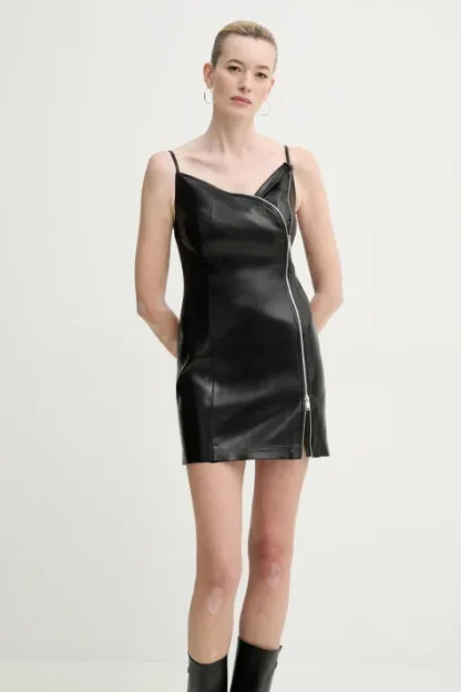 Nanushka rochie ALIDA piele