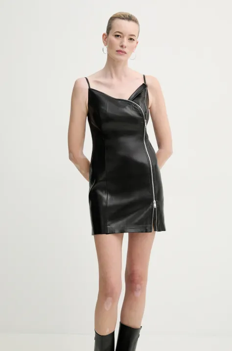 Nanushka rochie ALIDA piele
