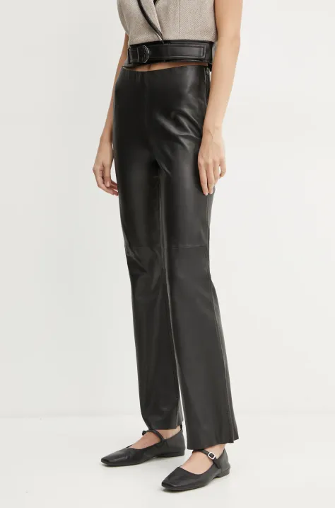 Bruuns Bazaar pantaloni de piele piele