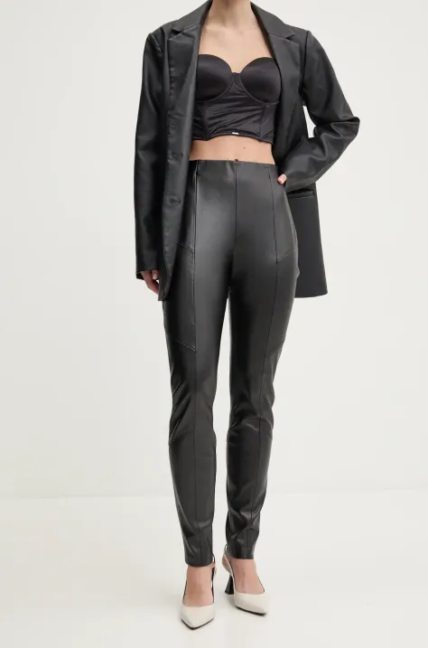 HUGO pantaloni piele