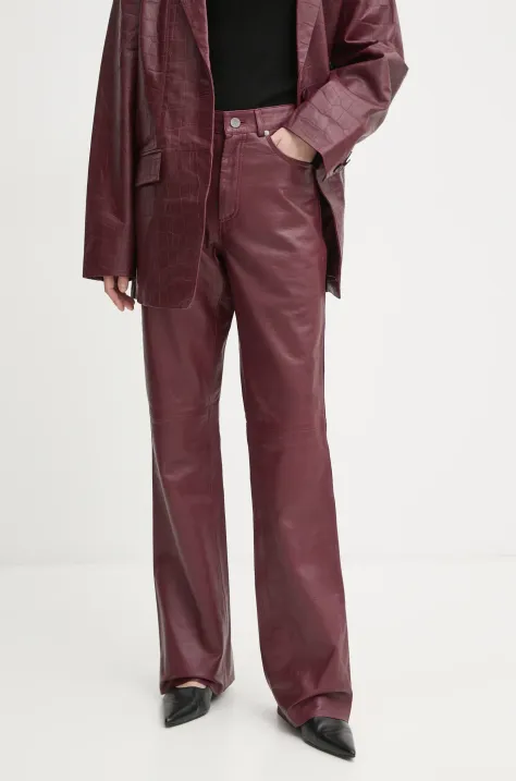 Gestuz pantaloni de piele piele