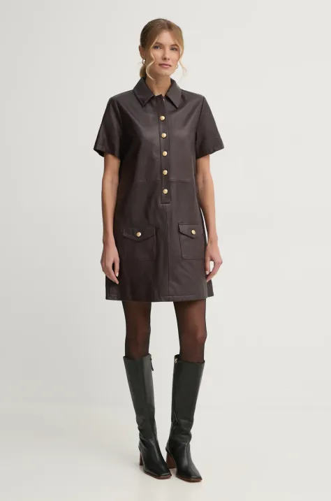 Tommy Hilfiger rochie de piele piele