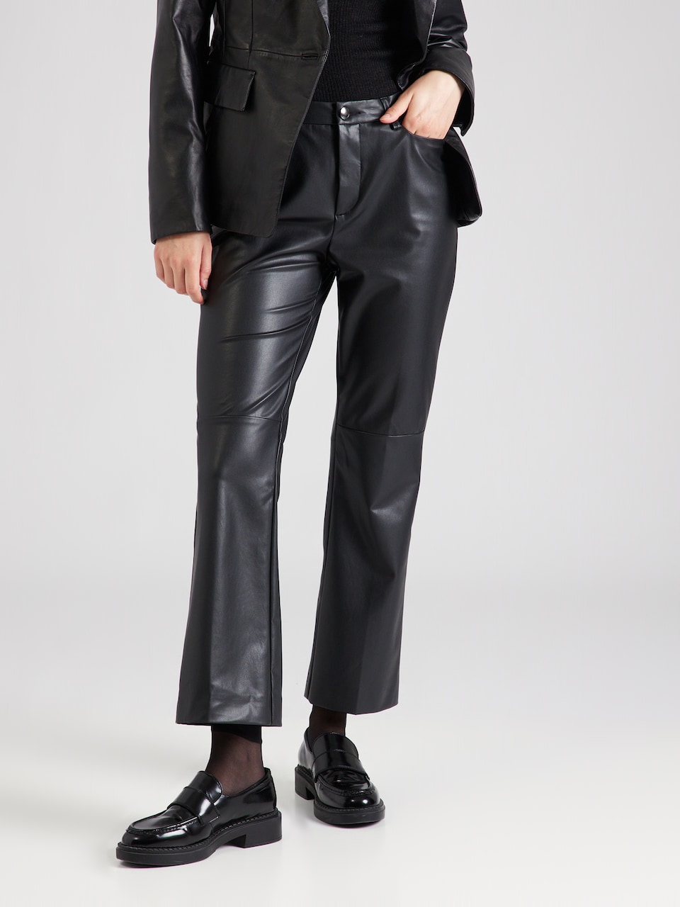 Pantaloni piele MAC