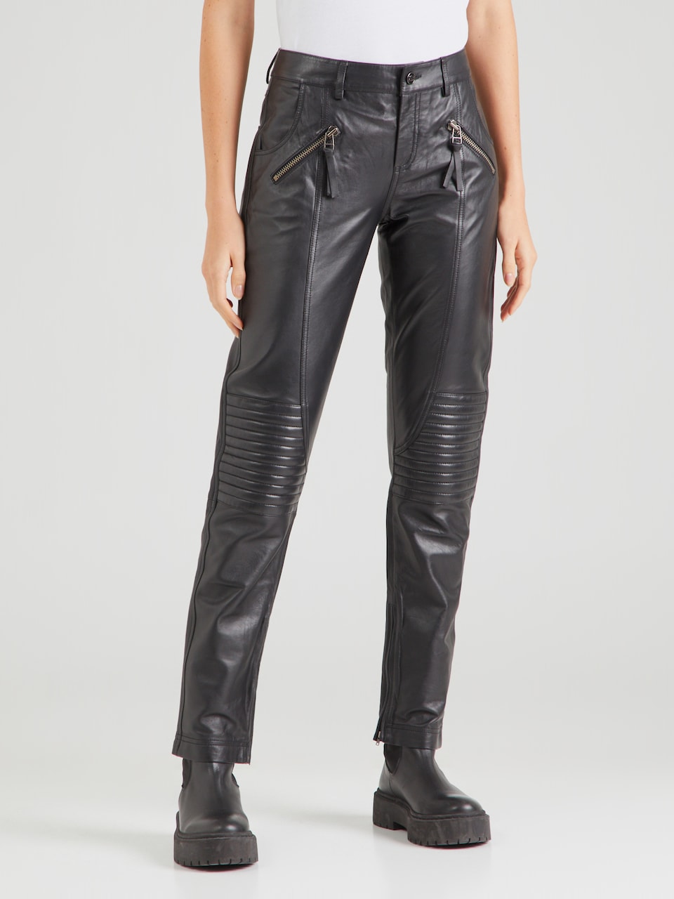 Pantaloni piele Munthe