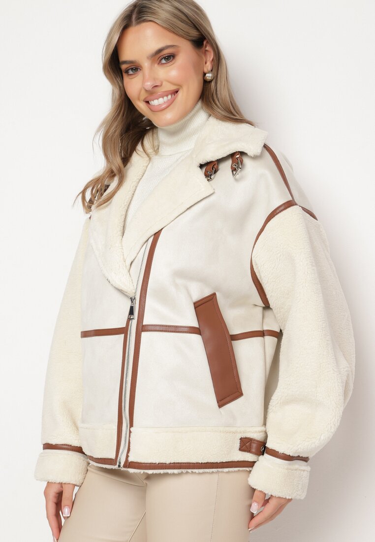 Geci piele Geacă Bej