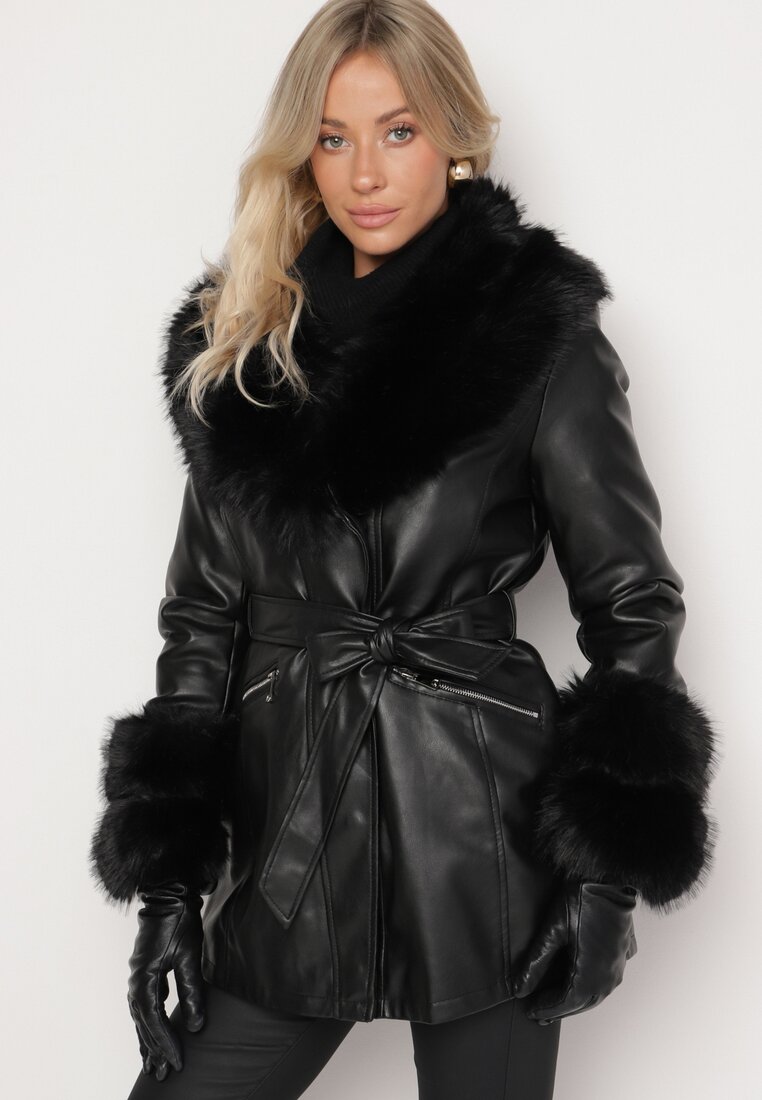 Geci piele Geacă Neagră