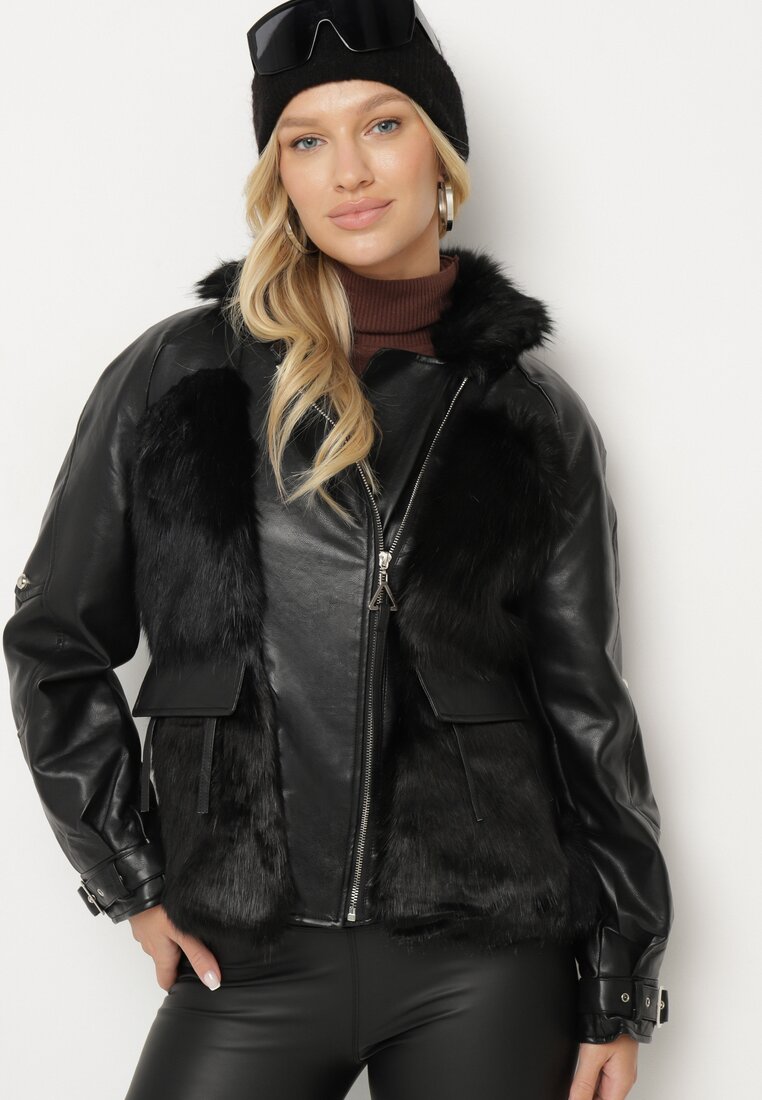 Geci piele Geacă Neagră