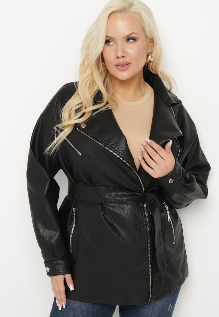 Geci piele Geacă Neagră