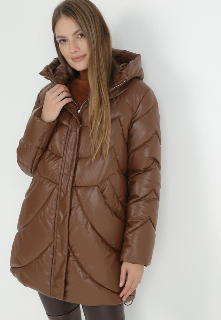 Geci piele Geacă Maro închis