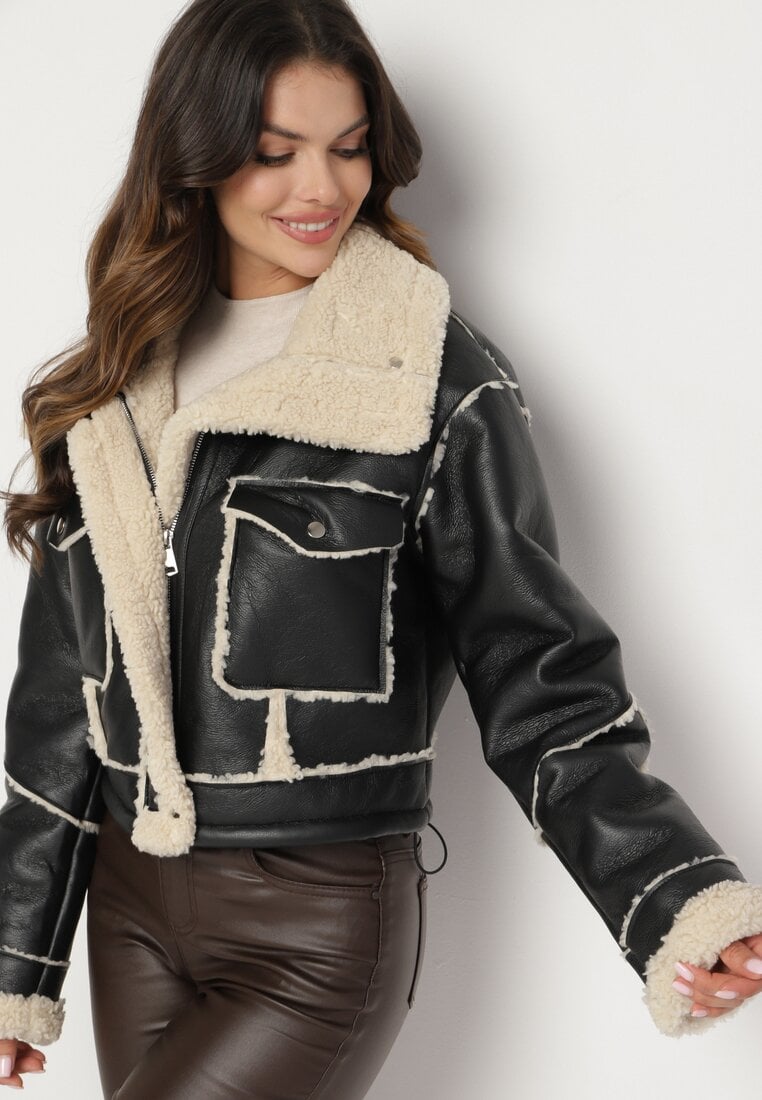 Geci piele Geacă Neagră