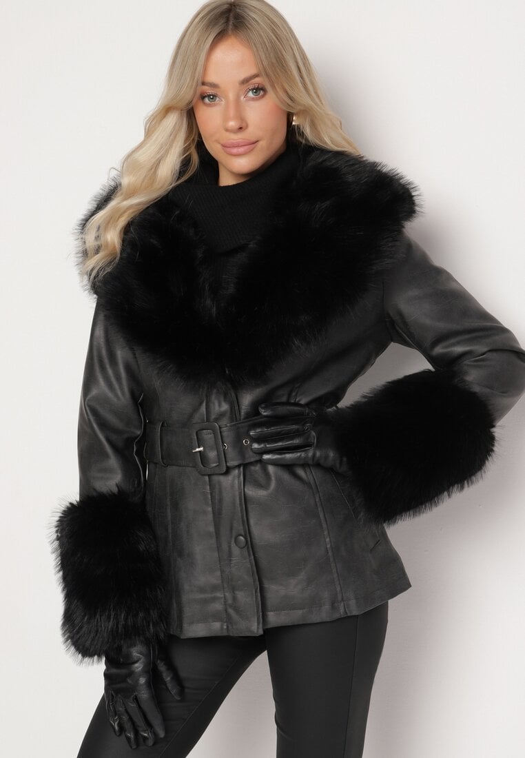 Geci piele Geacă Neagră