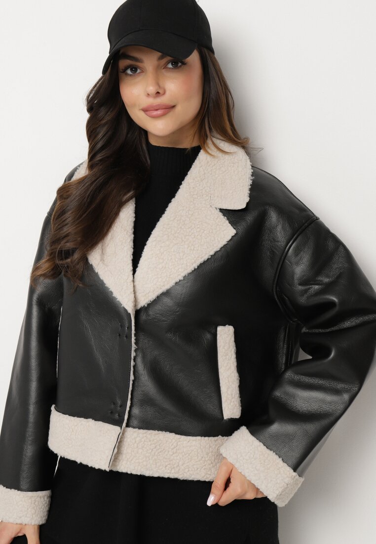 Geci piele Geacă Neagră