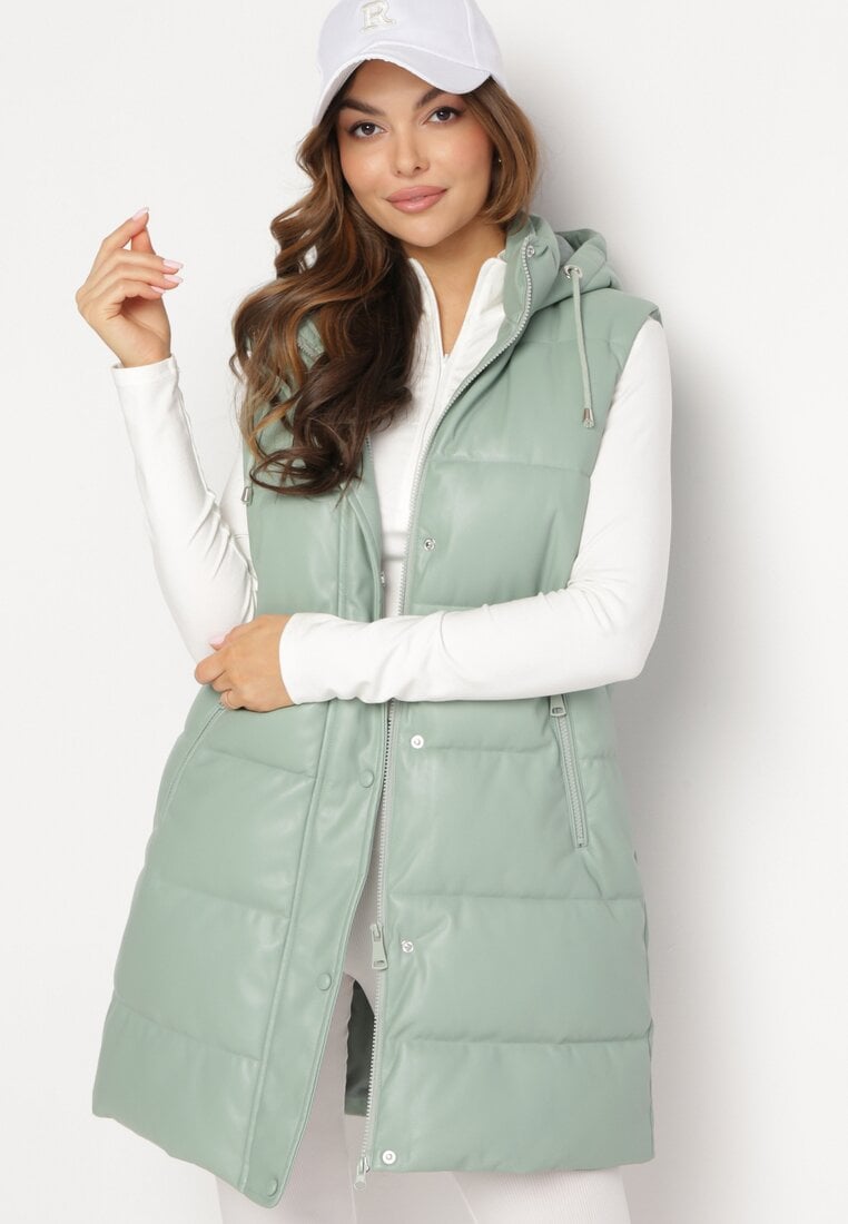 Veste piele Vestă Verde