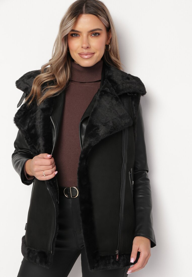 Veste piele Vestă Neagră