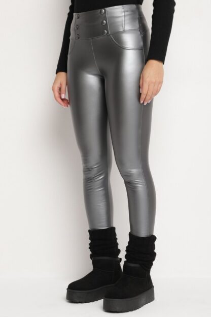 Colanti piele Colanți Gri