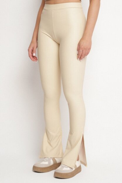 Pantaloni piele Pantaloni Bej