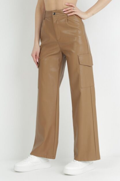 Pantaloni piele Pantaloni Maro