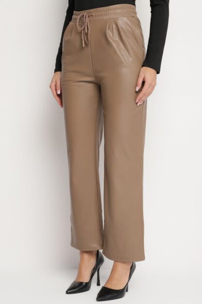 Pantaloni piele Pantaloni Bej