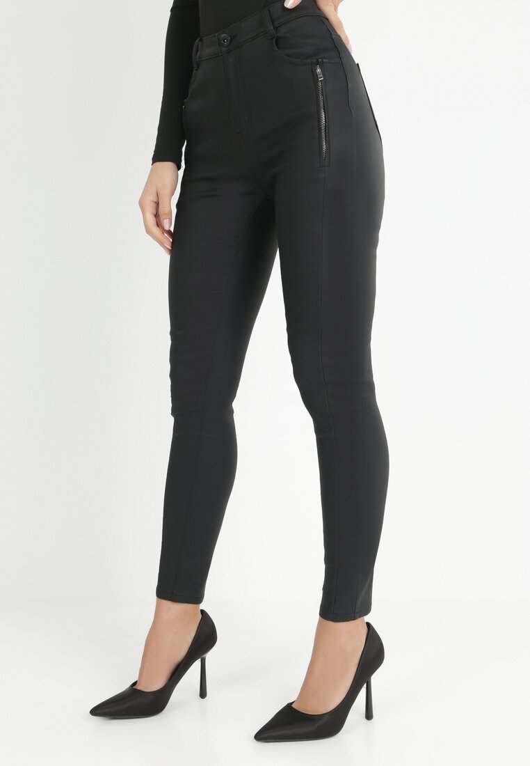 Pantaloni piele Pantaloni Negri