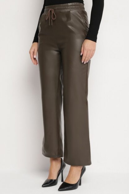 Pantaloni piele Pantaloni Maro