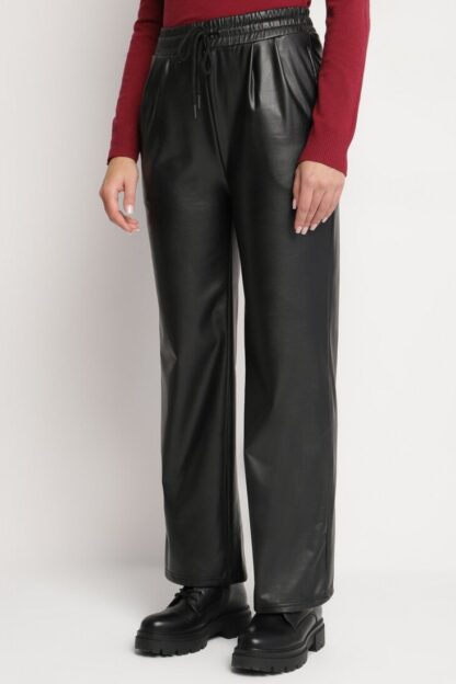 Pantaloni piele Pantaloni Negri
