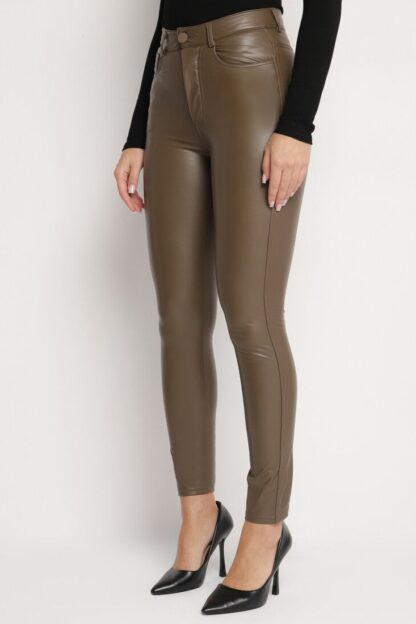 Pantaloni piele Pantaloni Maro