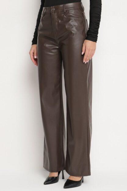 Pantaloni piele Pantaloni Maro