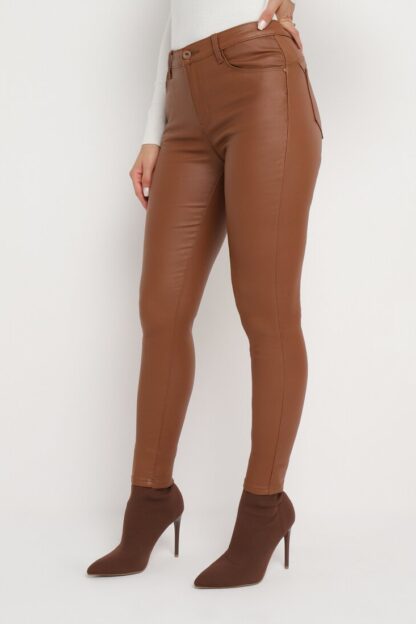 Pantaloni piele Pantaloni Maro