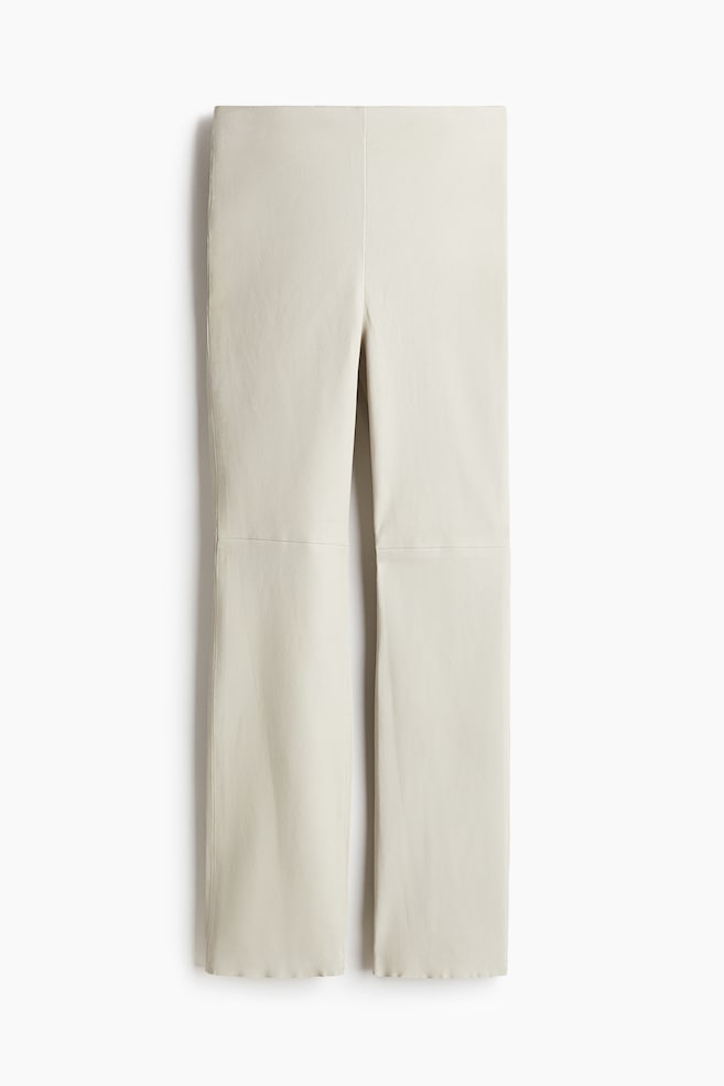 Pantaloni piele H&M - Pantaloni de piele Slim Fit