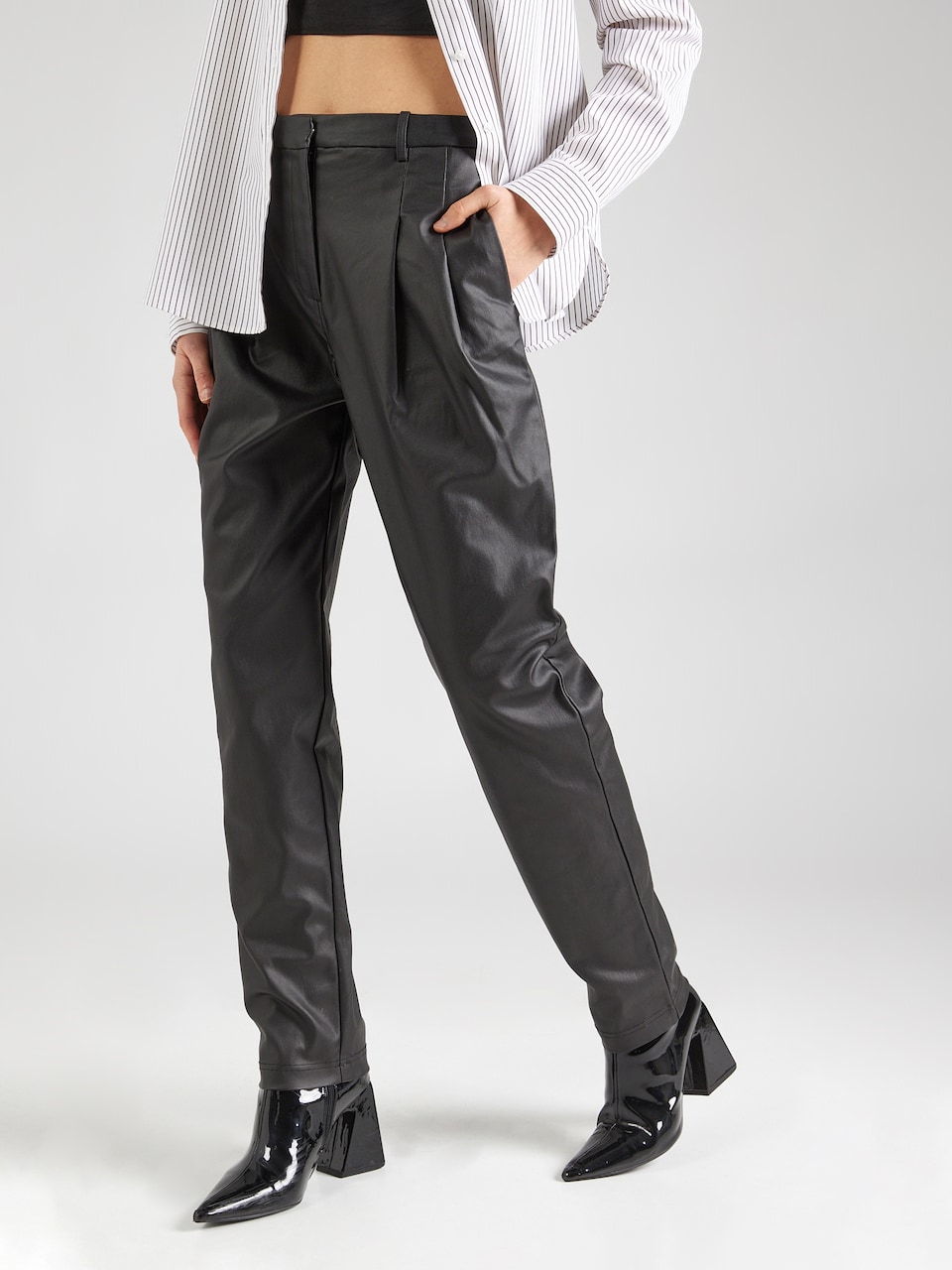Pantaloni piele OBJECT