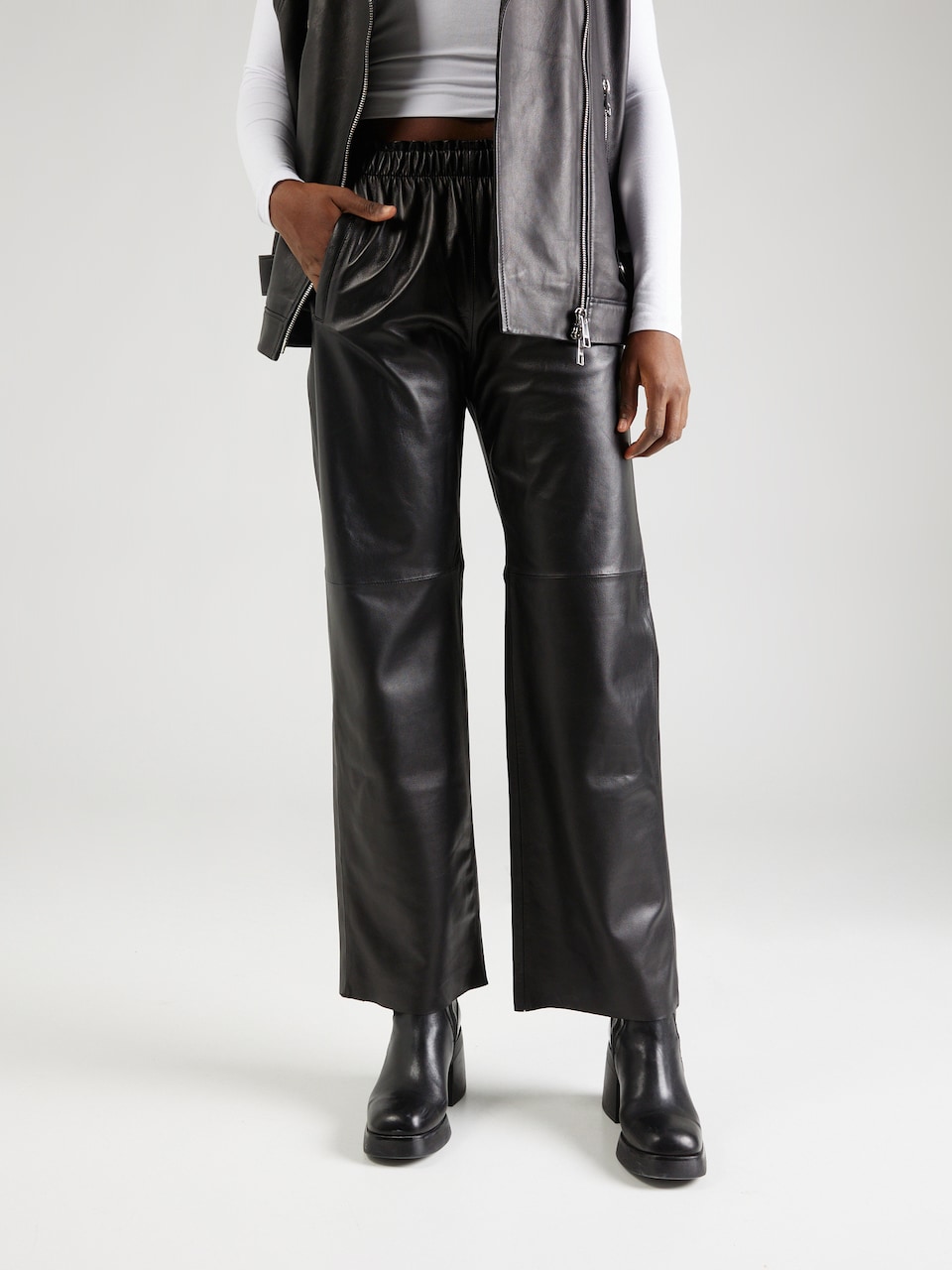 Pantaloni piele OAKWOOD