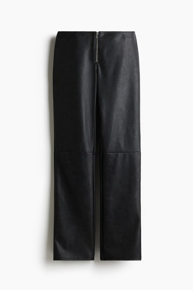Pantaloni piele H&M - Pantaloni peliculizați