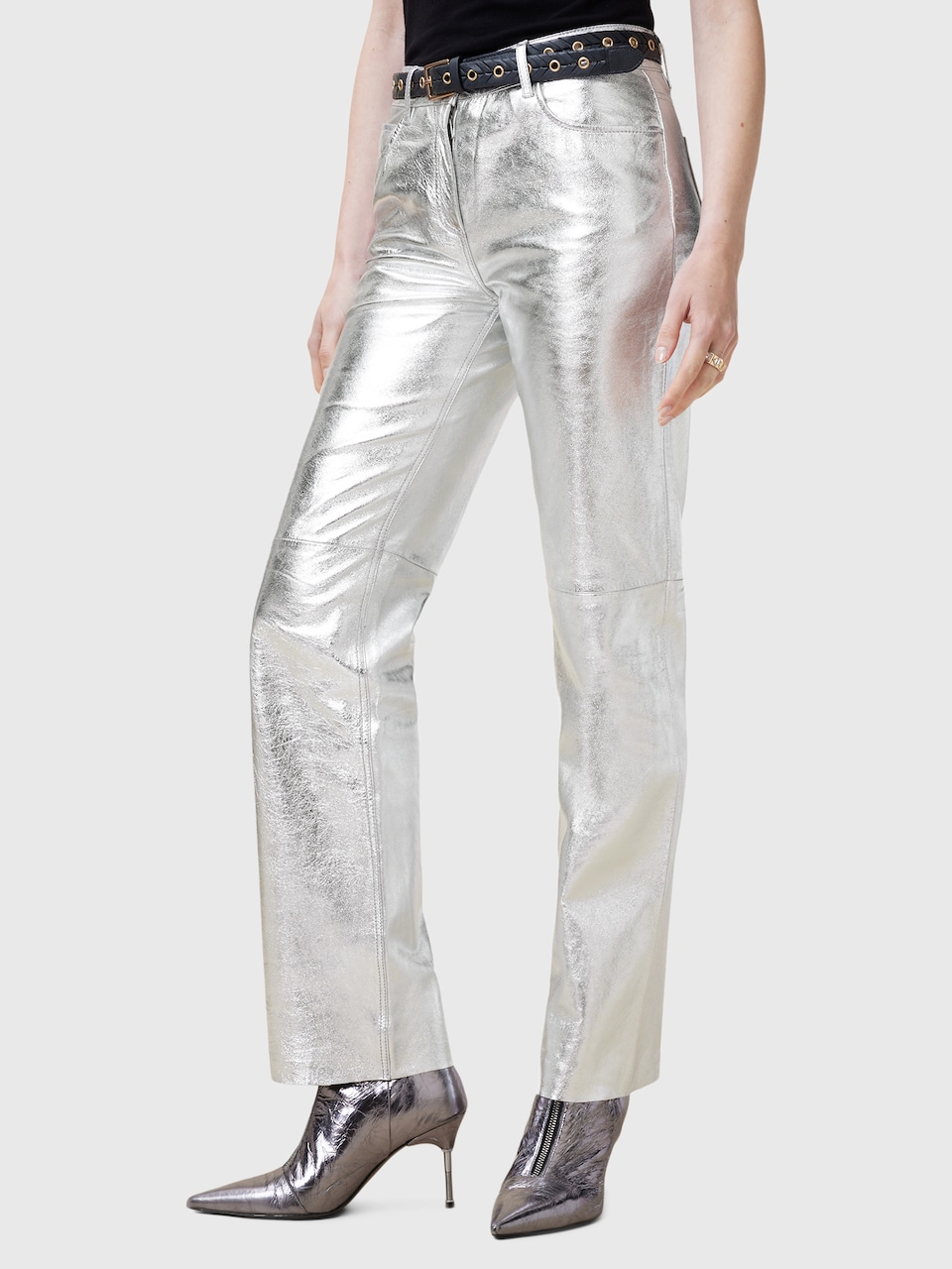 Pantaloni piele AllSaints