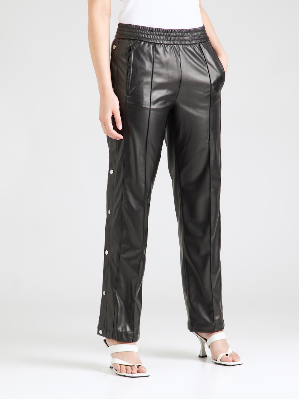 Pantaloni piele HUGO