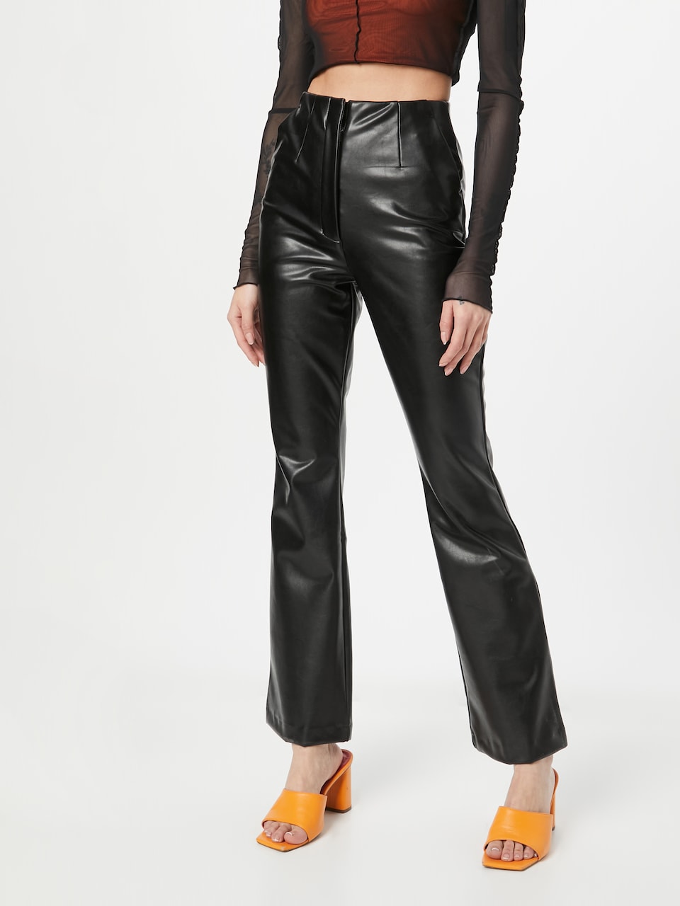 Pantaloni piele Abercrombie & Fitch