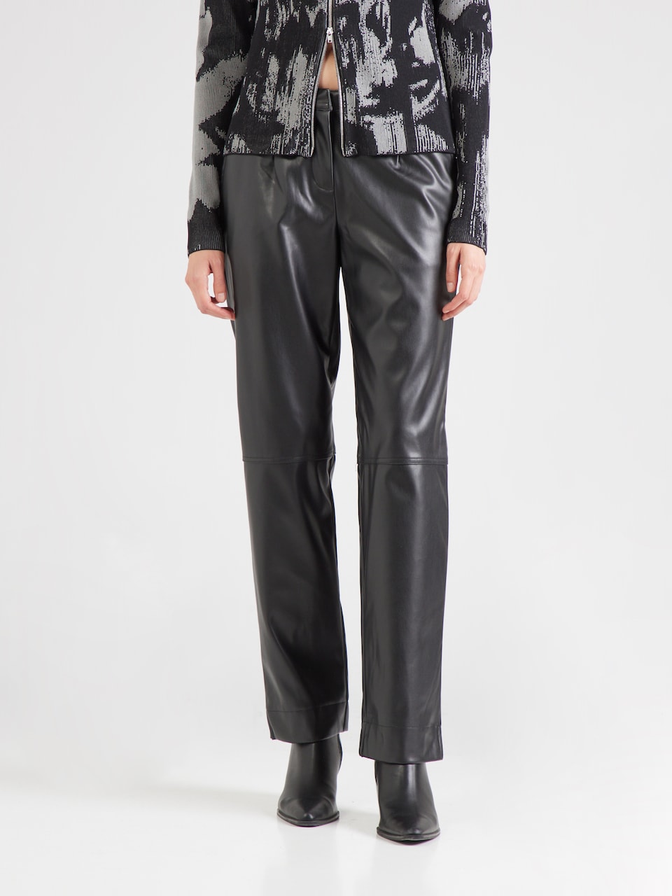 Pantaloni piele PIECES