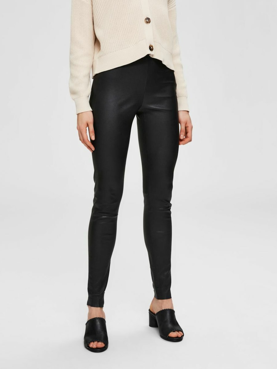 Pantaloni piele SELECTED FEMME