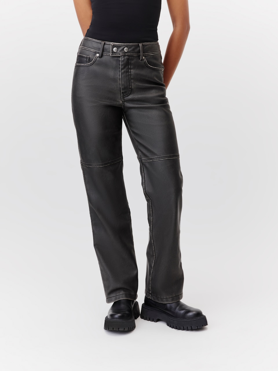 Pantaloni piele LeGer by Lena Gercke