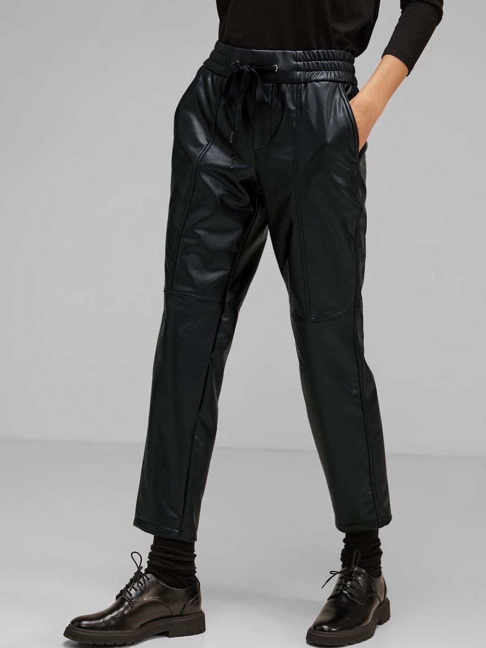 Pantaloni piele STREET ONE