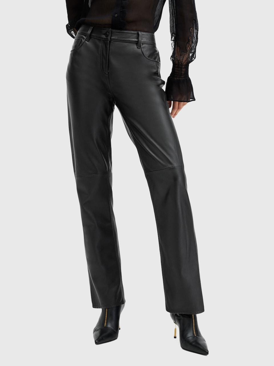 Pantaloni piele AllSaints
