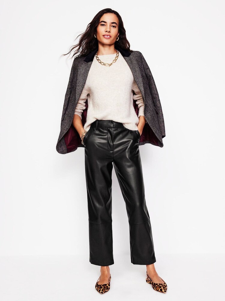 Pantaloni Boden Tapered piele